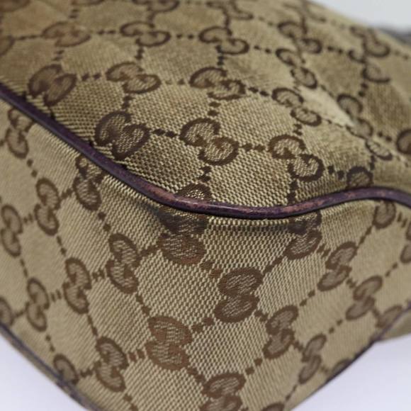 GUCCI New Jackie GG Canvas Hand Bag Beige 145817 Auth 81780 - Picture 16 of 16